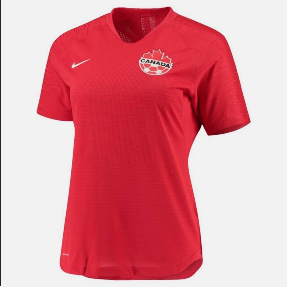 “NIKE” Authentic Vaporknit Canada Soccer Jersey